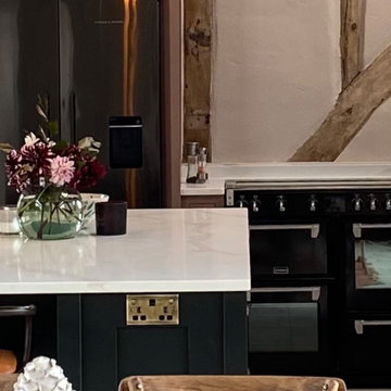 Barn conversion kitchen, Ashendon