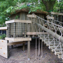 School project treehouses by Treehouse Life - Garden Playhouses