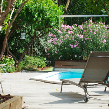 Jardin de vacance sur la Bassin d'Arcachon