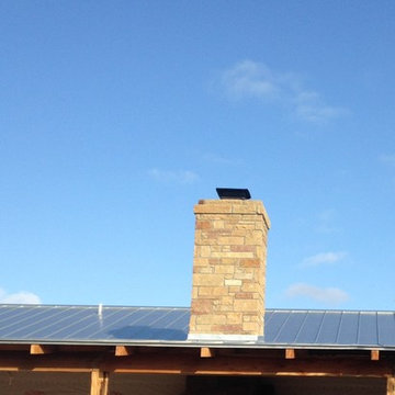 Residential at Goldthwaite TX: Standimg Seam Mechanical Lock in Galvalume