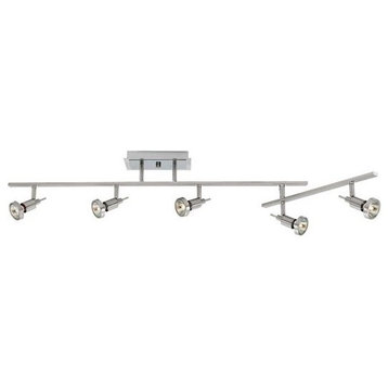 Viper, Semi FlushWith Articulating Arm, Halogen, Brushed Steel, Shade