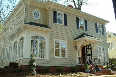 Traditional exterior home idea in Charlotte