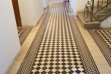 Historic floor tile reproduction