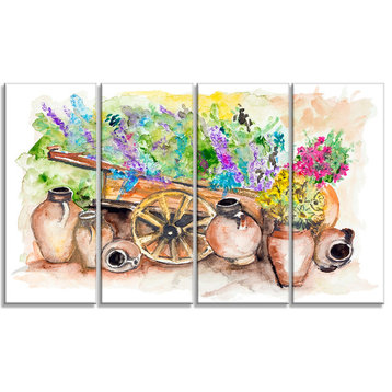 "Lavender Flowers" Canvas Print