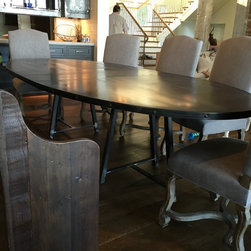 Steel Table with leaf - Dining Tables