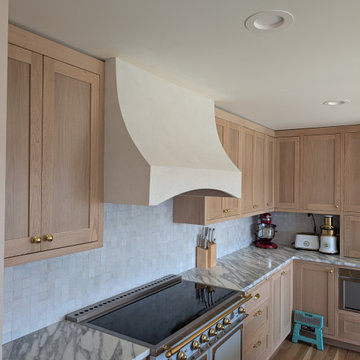 French Country Kitchen Hood - Lime Plaster · Lake Forest Park, WA