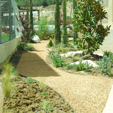 Jardín con rincones pequeños