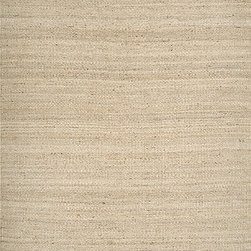 Jute Natural Wheat Square Rug - Rugs