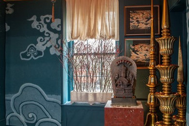 Inspiration for an eclectic home design remodel in New York