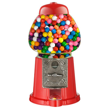 Mini Gumball Machine Premium Vintage Candy Dispenser With Glass Globe