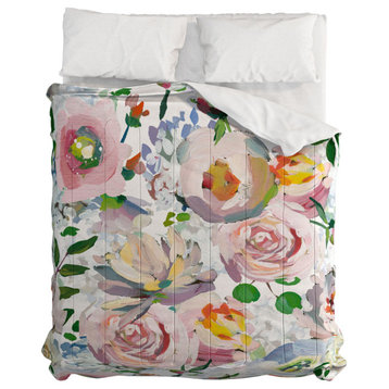 Deny Designs Utart Vintage Claude Monet Botanical Garden Bed in a Bag, King