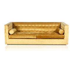 Vesey Velvet Tufted Sofa - Sofas