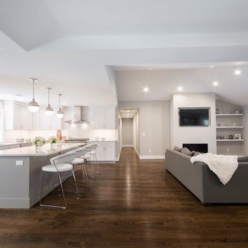 Dean Estates | Cranston, RI - Kitchen | Dining | Living Remodel
