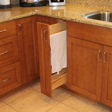 Crystal Encore Cabinets- Transitional Praline