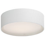 Maxim - Maxim Prime 16" LED Flush Mount 10220WL - This collection of LED drum fixtures feature many options of fabric shades with an internal acrylic diffuser which twist locks into place. The result is a crisp clean look without any exposed screws or knobs. Whether you are looking for residential or commercial, there is sure to be a combination for your application.