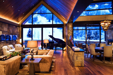 Inspiration for a living room in Denver.