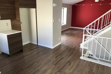 Living room - transitional living room idea in Denver