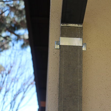 Soldered Steel Downspouts in La Cresenta