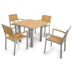 Contemporary Outdoor Dining Sets by POLYWOOD