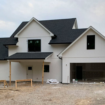 Siding Installation - James Hardie Board and Batten in Arctic White