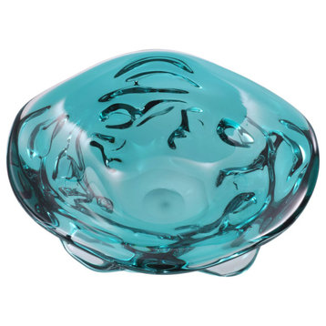 Modern Glass Bowl S | Eichholtz Kane, Turquoise