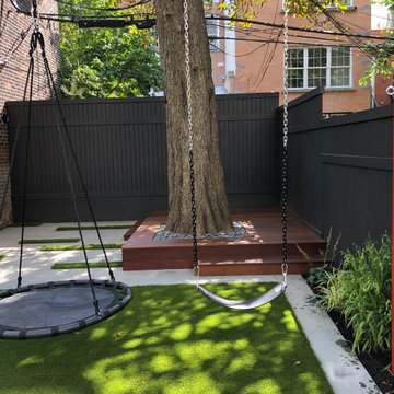 Kids Garden in a Shady Backyard
