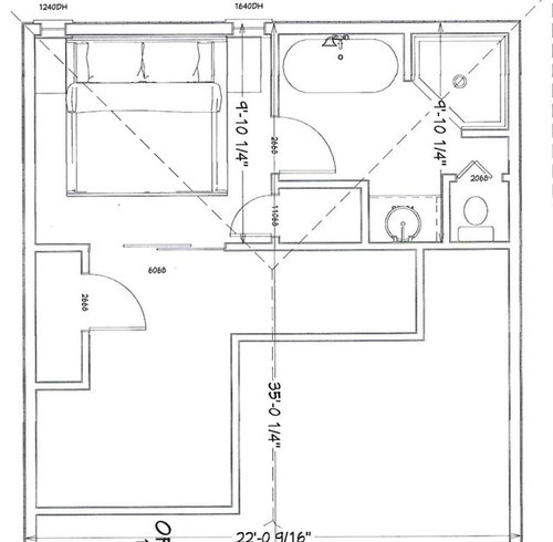 Help With Small Master Bathroom Layout Please - Small Master Bathroom Layout Ideas