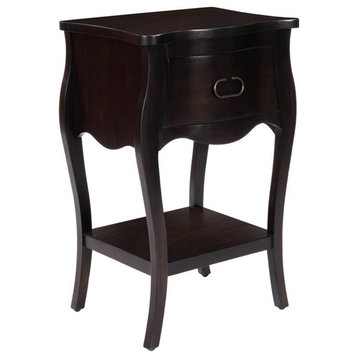 Butler Specialty Company Rochelle 1 Drawer Wood Nightstand - Brown