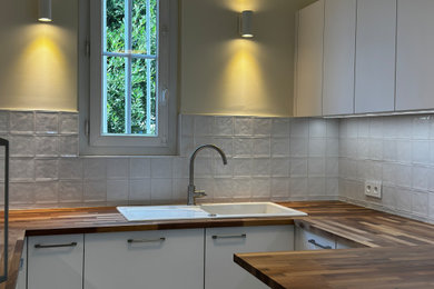 Inspiration pour une cuisine design.