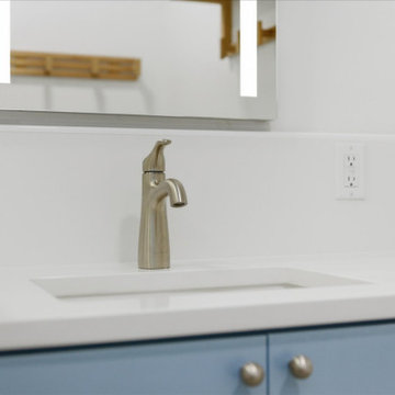 Coastal Modern Bathroom Remodel Wilmington, NC