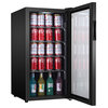 Equator SLIM 18in Freestanding Beverage Refrigerator 3.2 cf 117 cans 110V Black