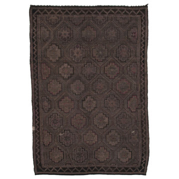 Rug N Carpet - Handmade Oriental 6' 4'' x 8' 10'' One-of-a-Kind Wool Kilim Rug