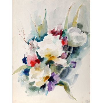 Eve Nethercott, Flowers, P5.13, Watercolor Painting