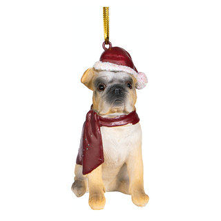 Bulldog Ornament - Contemporary - Christmas Ornaments - by Design