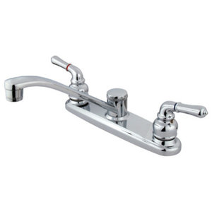 Laundry Sink Faucet With Pull Out Sprayer By Aqua Plumb Chrome