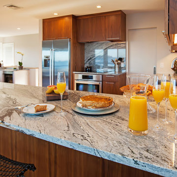 Coastal Contemporary Kitchen Design - Scituate