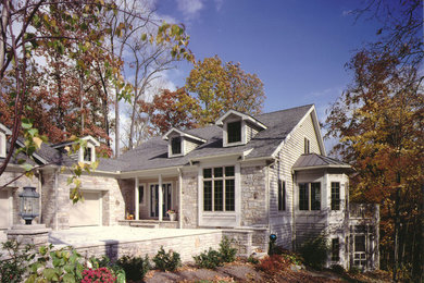 Example of a classic exterior home design in Cleveland