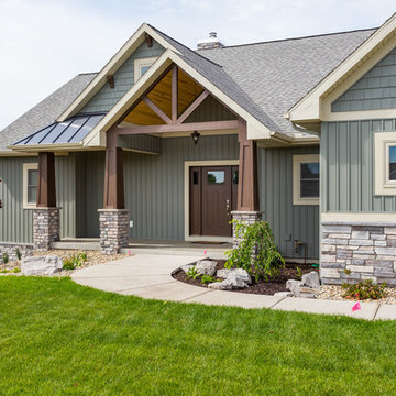 Lakefront Custom Home in Byron Center - Exterior