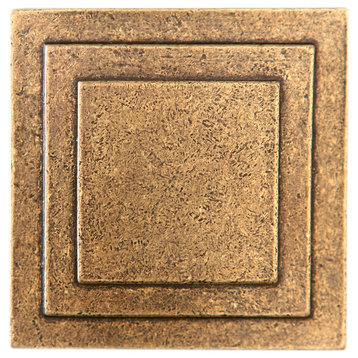 Equinox Tile, Aged Brass