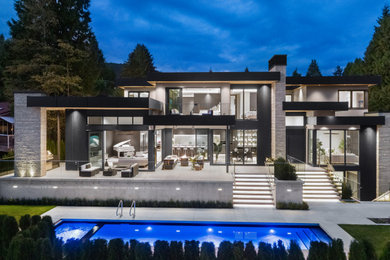 Minimalist exterior home photo in Vancouver