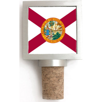 Florida Flag Wine Stopper