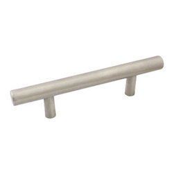 Cosmas - Cabinet Euro-Style Bar Pull, Stainless Steel, Set of 10 - Cabinet And Drawer Handle Pulls