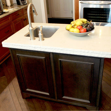 Kitchen Island Update and Hood Retrofit ~ Medina, OH