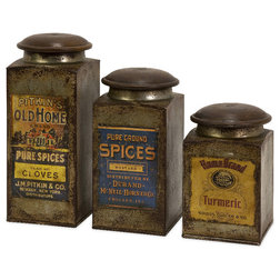 Industrial Decorative Jars And Urns by reecefurniture