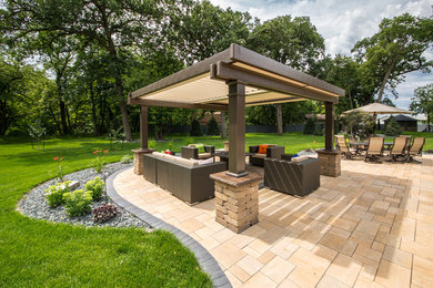 Example of a trendy home design design in Other