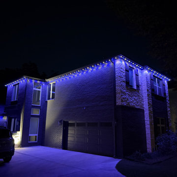 4 Lights per m permanent holiday lighting custom light spacing 24V lights