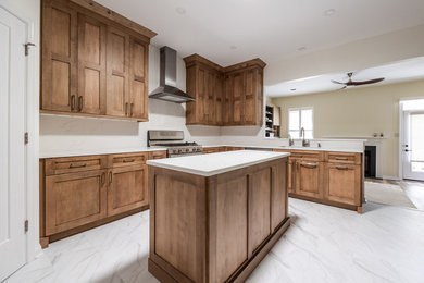 Example of a trendy kitchen design in Philadelphia