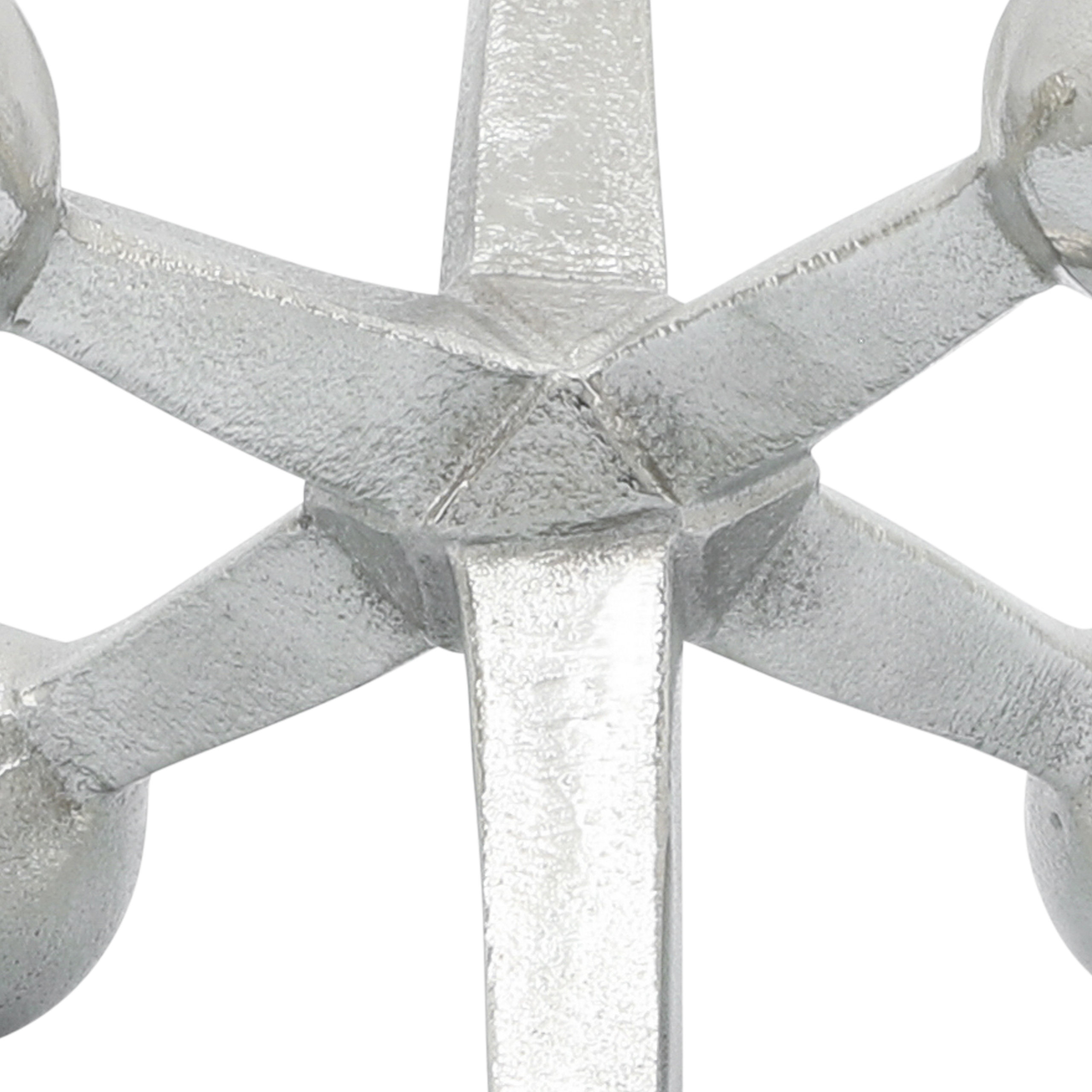 Metallic Rey Jack Silver Metal Jacks Decor - Midcentury - Decorative Objects And ...