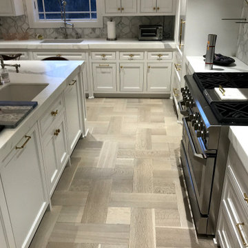 NORTHPORT:  BASKET WEAVE RIFT & QUARTERED WHITE OAK FINISHED WITH WOCA OILS
