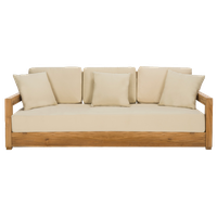 Safavieh Montford Teak 3-Seat Bench